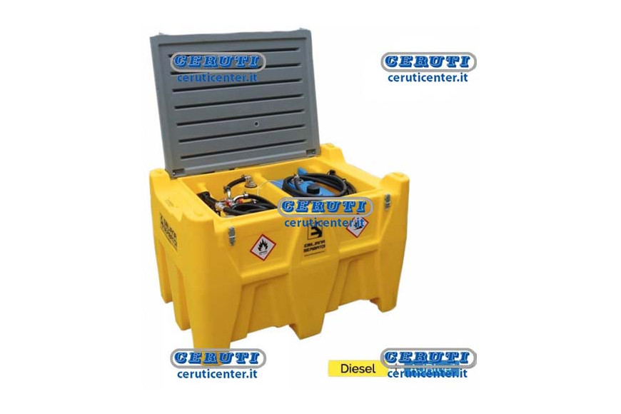 Carrytank 400+50 40Lt./Min.Gasadblu Tensión 12 V Capacidad 400 + 50 L