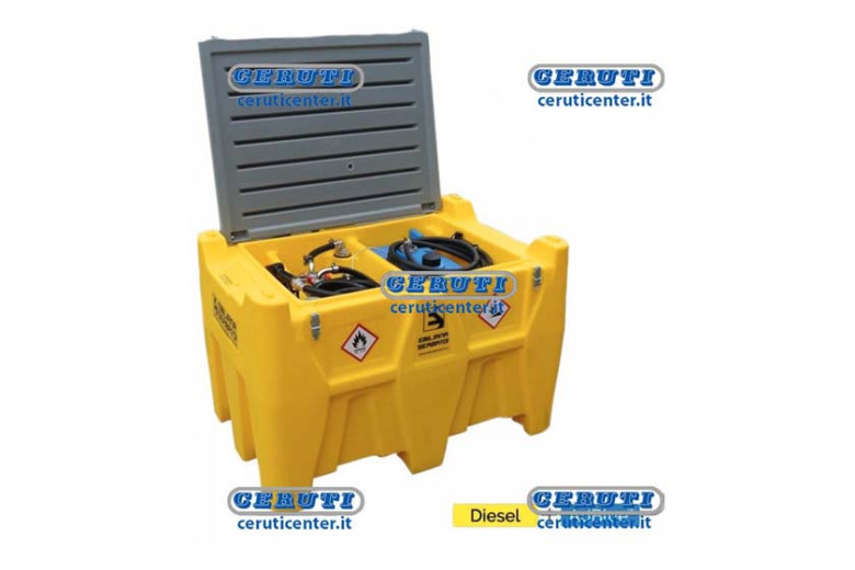 Elettropompa Avec Réservoir Pour Le Transport De Pétrole Et Tension Adblue® 12 V Capacité 400 + 50 L