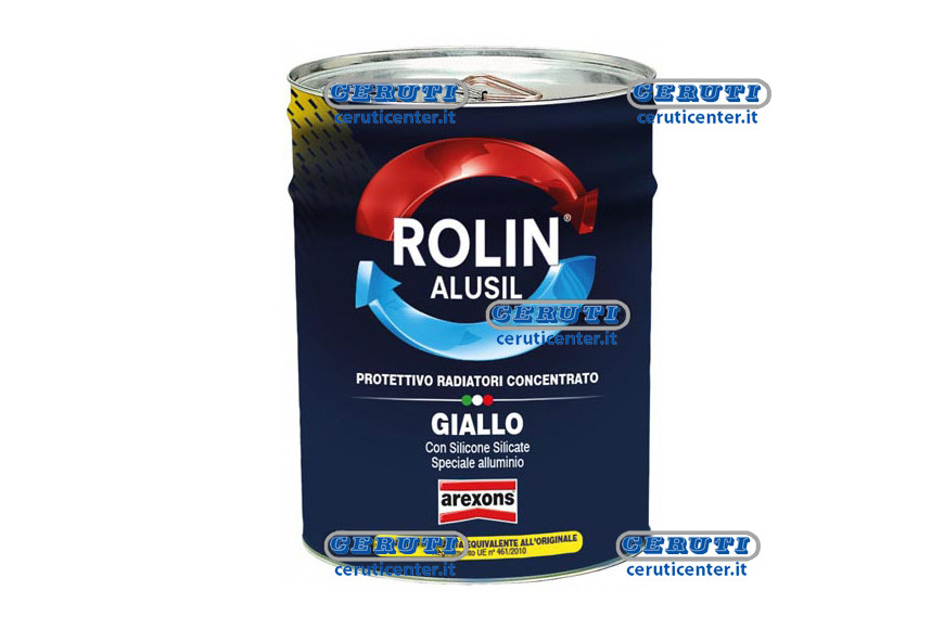 Protettivo Per Radiatori Rolin Alusil Giallo Concentrato Confezione Secchia Da 20 L