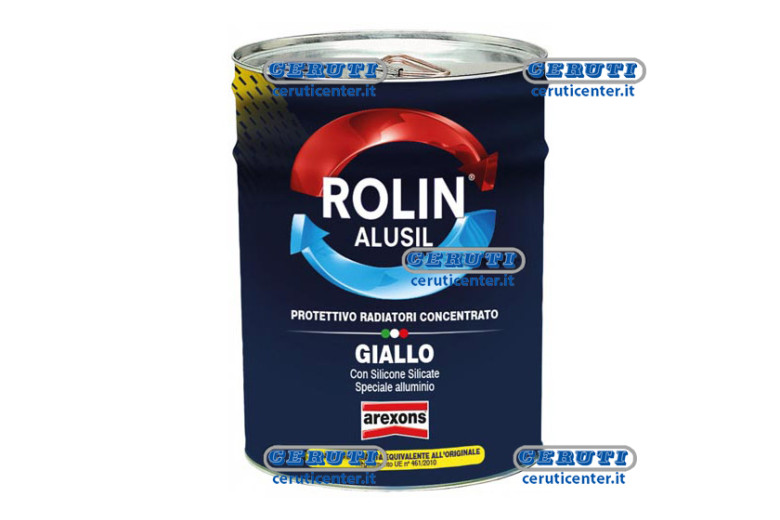 Protettivo Per Radiatori Rolin Alusil Giallo Concentrato Confezione Secchia Da 20 L