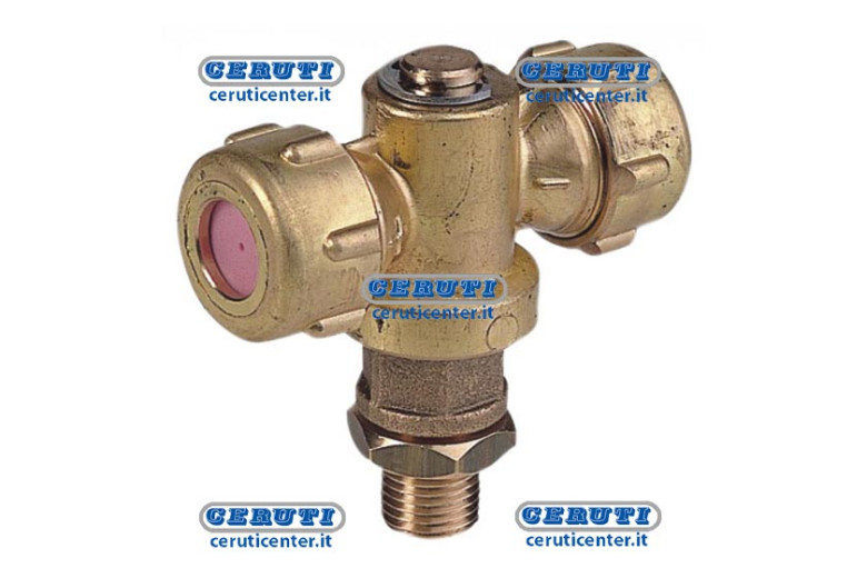 Getto Atomizzatore Doppio Registrabile In Ottone - Getto Doppio Registr.Attac.1/4"M Hq