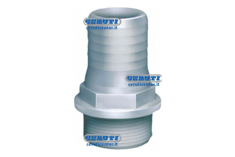 Raccordo Portagomma Diritto Con Filetto Maschio - Racc. Ptg. Fil.1"M D.20 (5Pz)