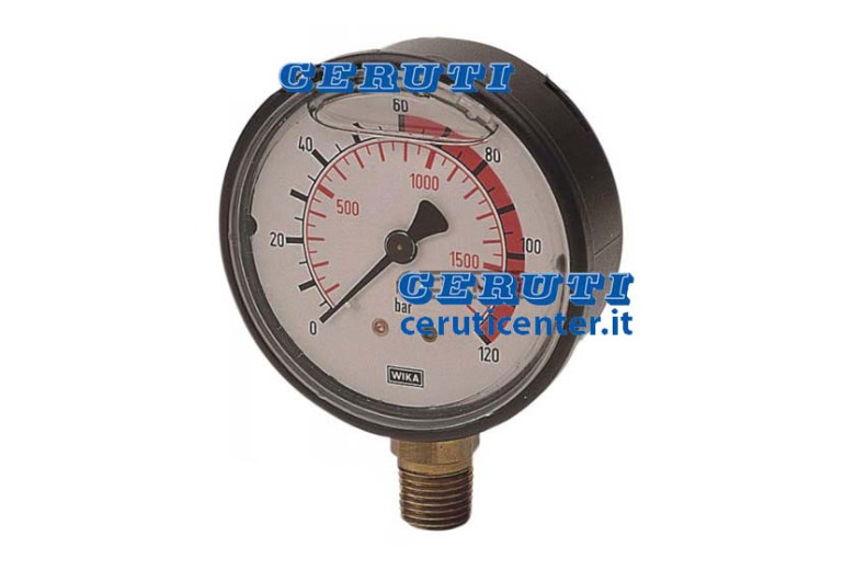 Glycerin Filled Pressure Gauges Crate Abs Scale 0÷4 Bar
