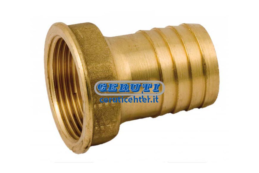 One Pieces Hose Connector Female Thread 1" Gas Ø Union 25 Mm