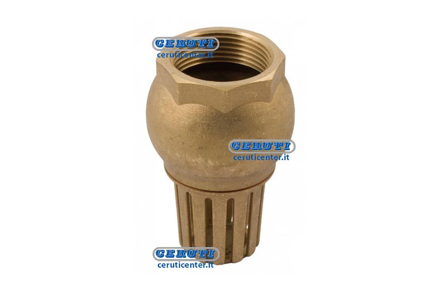 Messinge Bodenventil Gewinde 2" Gas