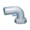 Curved Fitting With Ring Nut