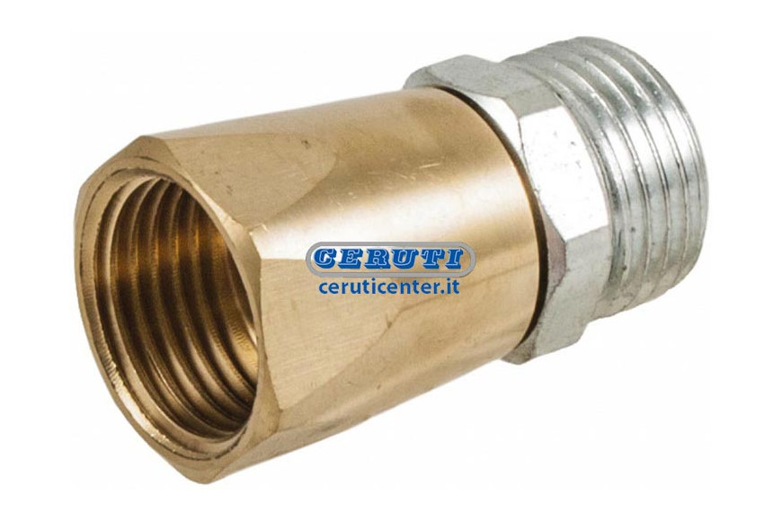 Racor Volteable 1/2" H - 1/2" M Acoplamiento Macho 1/2" - Hembra 1/2"