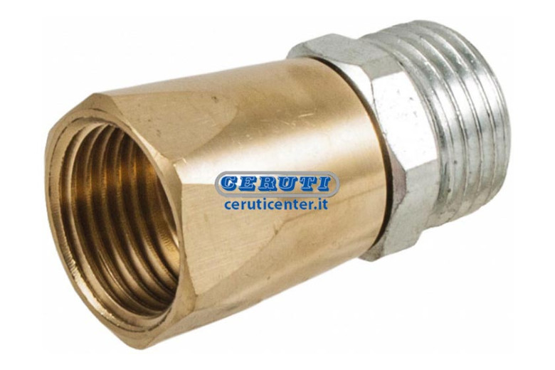Swivel Connection 1/2" F - 1/2" M Coupling Male 1/2" - Female 1/2"