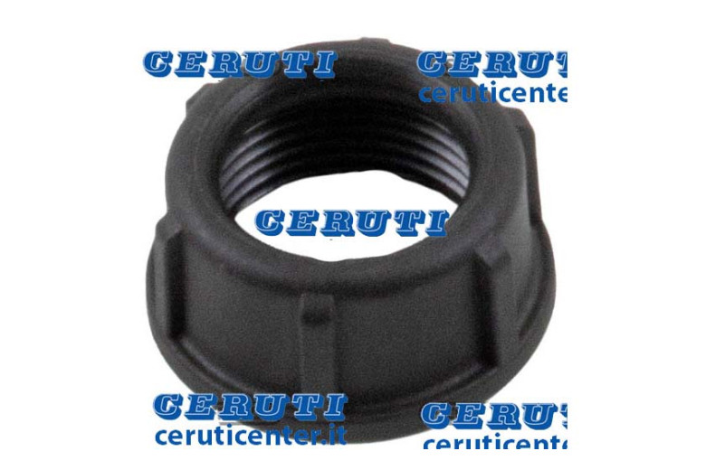 Cazoleta Filetada 3/4" Negro Para Antigota Rosca 3/4"
