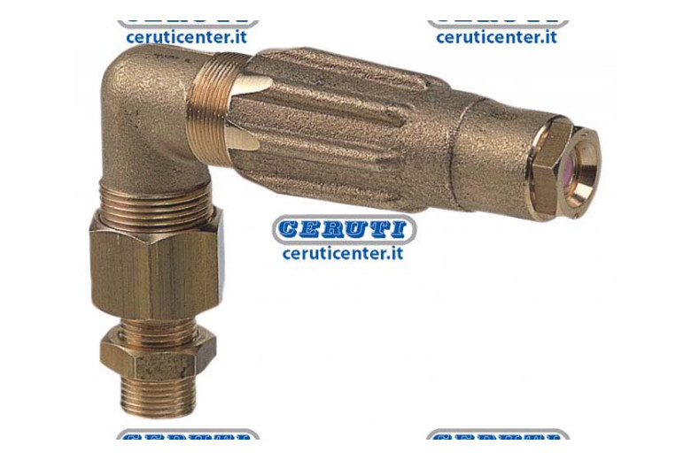 Nebulizzatore Curvo 1/4" Rosa - Nebulizzatore Curvo Leggero Con Ugello