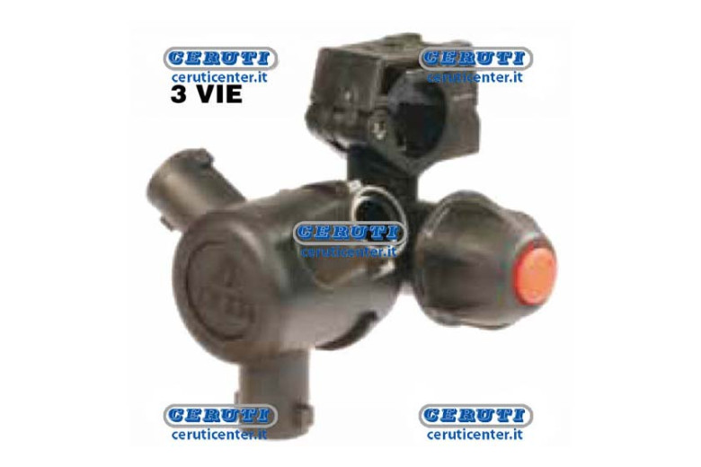 Herbicide 3 Ways Jet With Membrane Anti-Drop - Type Compact-Jet Ways 3 D 1/2" Gas F 7 Mm