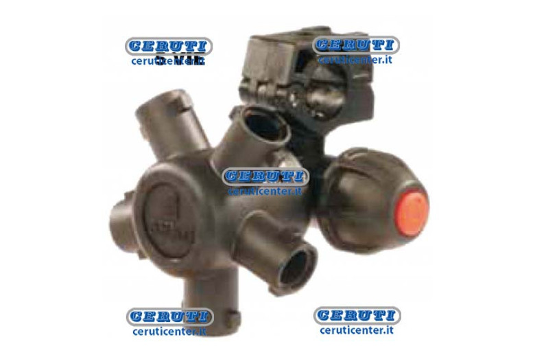 Jet Pour Desherbage A 3 Voies Anti-Goutte A Membrane - Type Compact-Jet Voies 5 D 1/2" Gas F 10 Mm