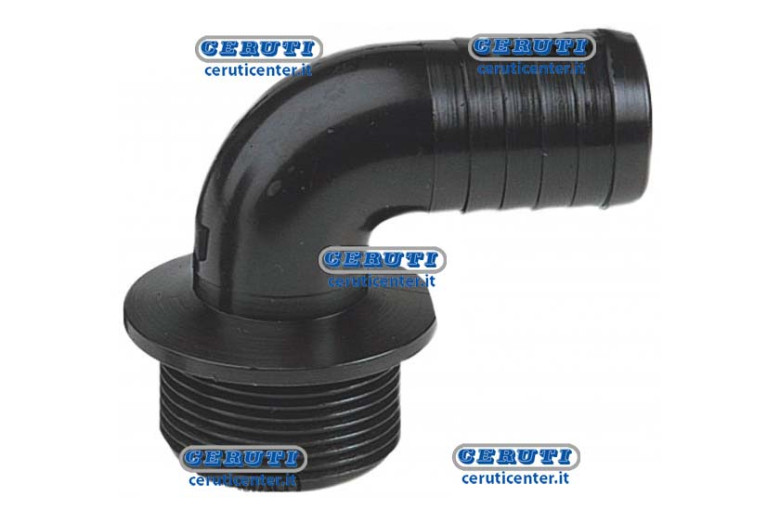 90° Hosetail Male Thread