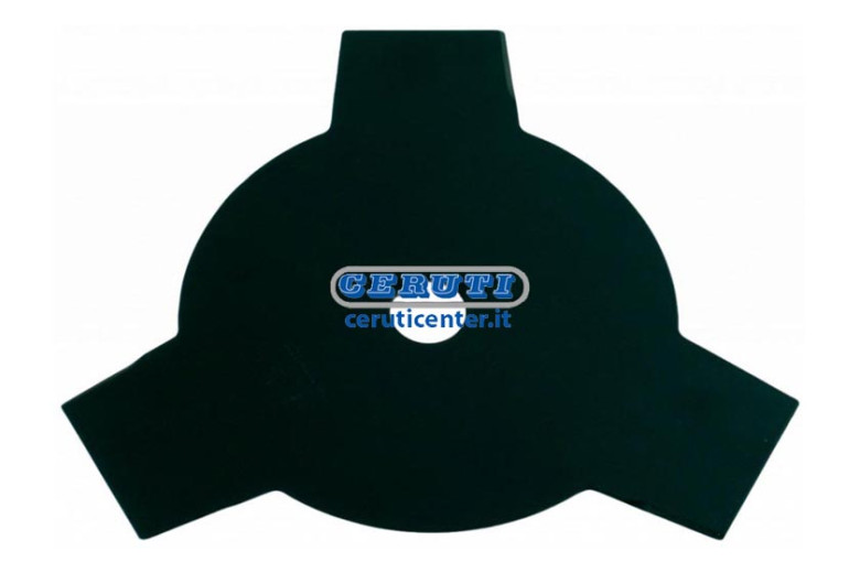 Cutter Blade With 3 Curved Teeth - Made In Germany Diameter 255 Mm Thickness 1,4 Mm