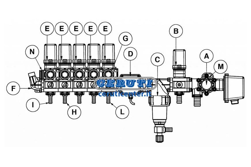 Válvula General Eléctrica 180 L/M 20Bar