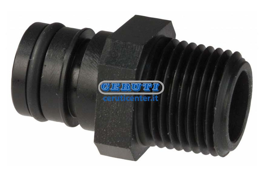 1/2" Male Fitting Coupling 3D