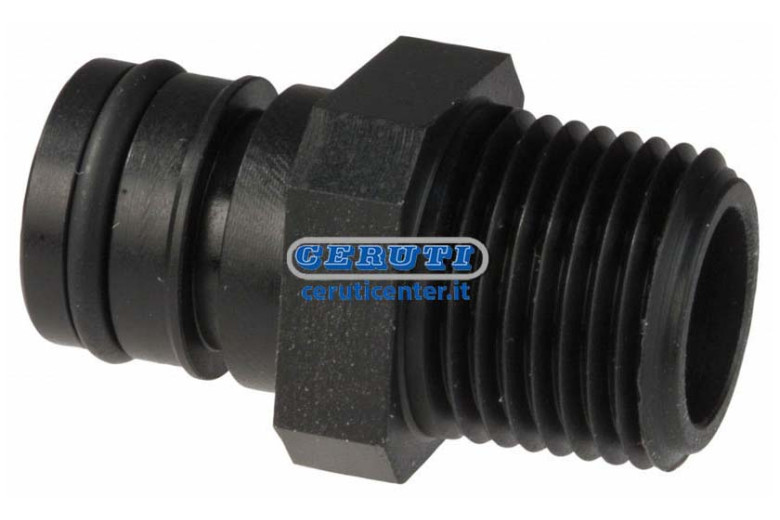 1/2" Male Fitting Coupling 3D