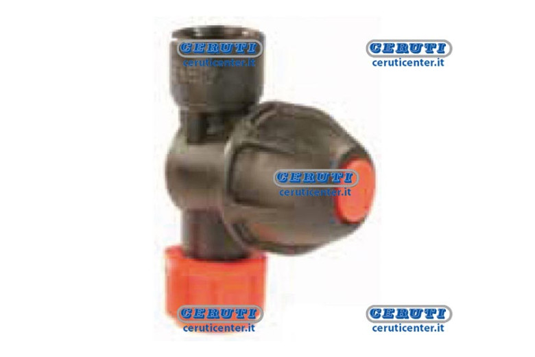 Porta Tobera Para Desherbaje Roscado Con Antigoteo Rosca 3/8" Gas