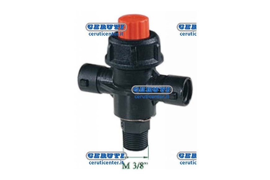 Düsenträger Zur Unkrautvertilgung Gewinde 3/8" Mit 2-Wege-Schnellkupplung Gewinde 3/8" Gas Wege 2