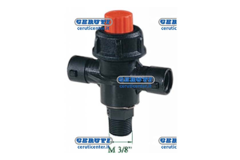 Düsenträger Zur Unkrautvertilgung Gewinde 3/8" Mit 2-Wege-Schnellkupplung Gewinde 3/8" Gas Wege 2