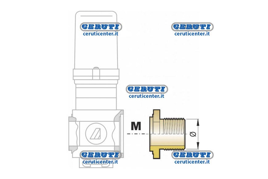 Montaje para válvulas Serie 463/863 G 1 (BSP)