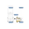 Montage des vannes série 463/863 G 1 (BSP)