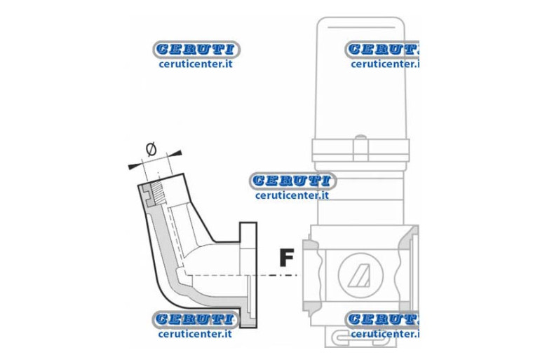 Pour La Bride Gauge Vannes 463/863 Série Ø 1/4 « Gaz