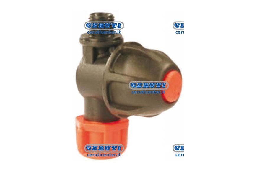 Threaded Nozzle Holder For Weeding With Diaphragm Check Valve Threading 1/4" Gas