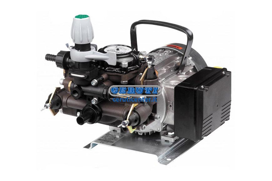 Electric Pump 1Ph Mc20/20 1.25 Hp With 2 Diaphragms With Pressure Regulator Flow Rate 18,5 L/Min Pressure 20 Bar