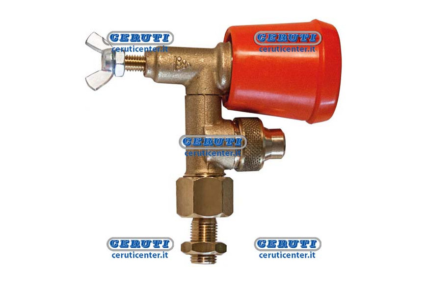 Getto A Farfalla Con Ugello In Ceramica E Antigoccia Completo Di Turbo - Getto Farf.Cer.C/Antigoc. 1/4+Turbo