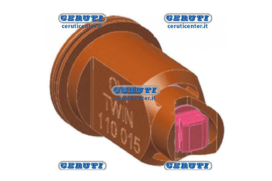 Iso Twin Fan Nozzle 110° 3 Bar