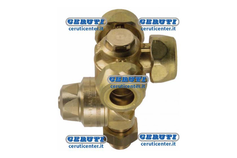 Getto Per Diserbo M84 Con Ghiere Per Ugelli Atr Attacco 1/4 - Getto M84 G1/4M. 3Xatr
