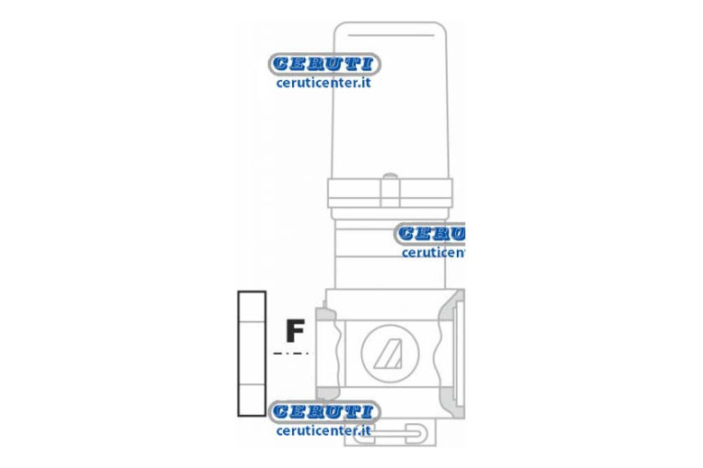 Adapter F / F für Ventile der Serie 463/863