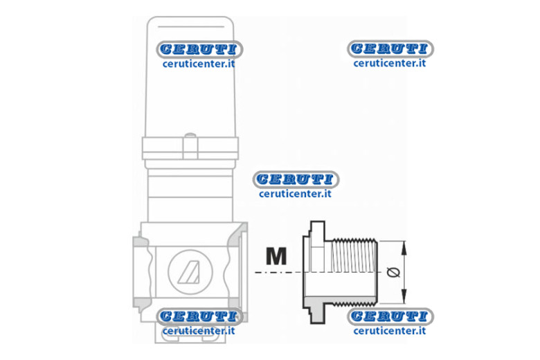 Montaje para válvulas Serie 463/863 G1 1/4 (BSP)