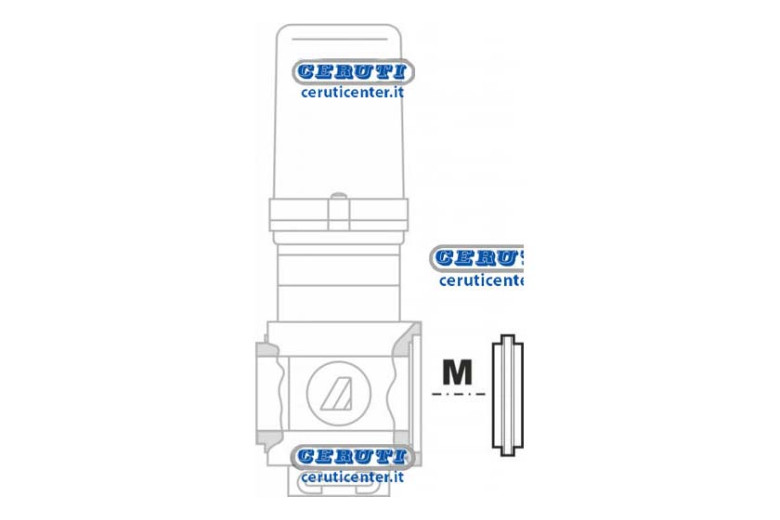 Adattatore F/F Per Valvole Serie 463/863