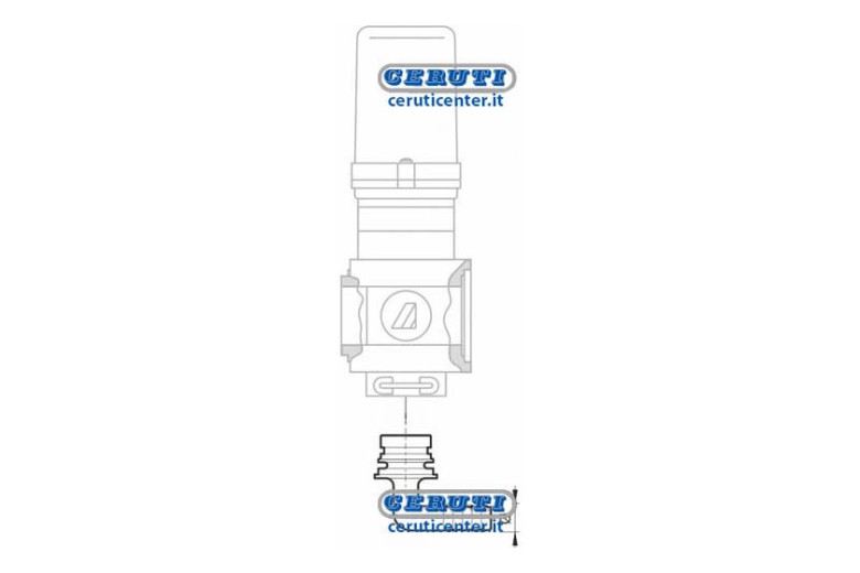 Raccordo Per Valvole Serie 463/863 D.13 Ø 13 Mm