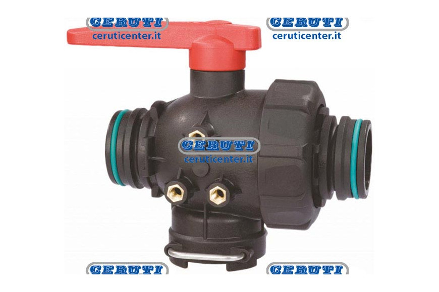 Valvola Sfera 3V T6 M/F Flus.Inter.