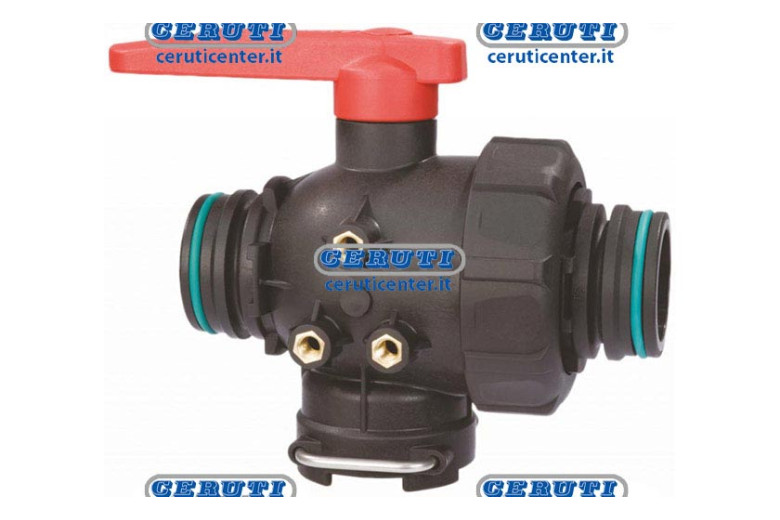 Valvola Sfera 3V T6 M/F Flus.Inter.