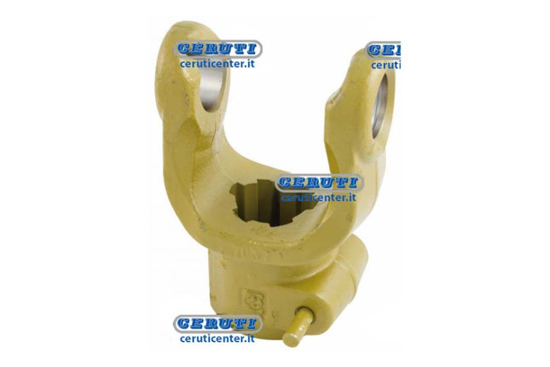 Forcella Scanalata Con Pulsante 1" 3/4 - Z6 - Forc.Pulsante Scan.1"3/4 Z6 32X76 - Adattabile 351800, 35.18.00