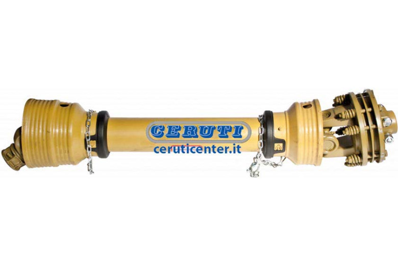 Albero Cardanico A Profilo York Con Frizione A Dischi Per Erpici Rotanti E Frese - Categoria 8 - 8 X 1000 L.Trat.1"3/8 Z6+Fri