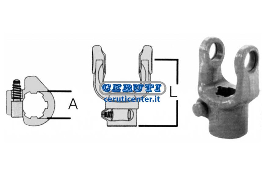 Coupling Yoke With Pin 18X47
