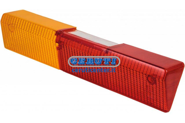 Vetro Post. Sx Rosso-Arancio