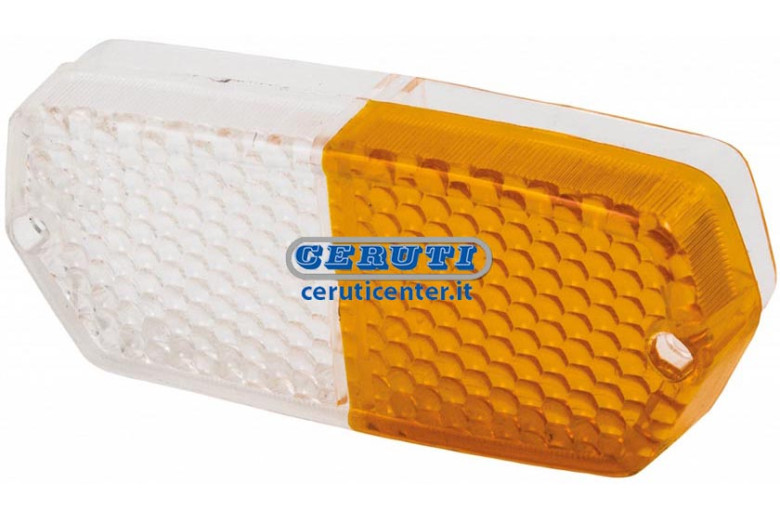 Verre Ant. Gauche Blanc-Orange (2P