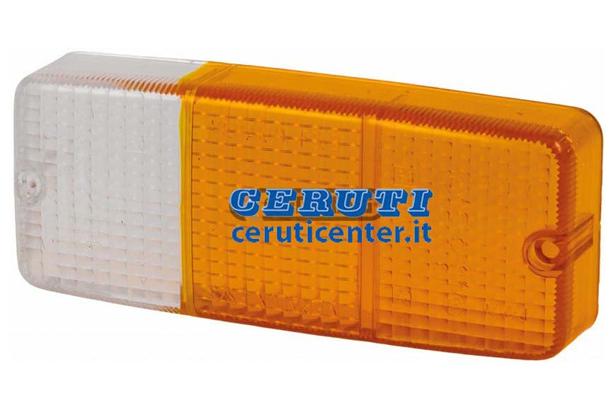 Right And Left Front Cover (White-Orange)