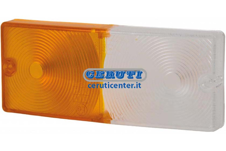 Right And Left Cover (White - Orange)