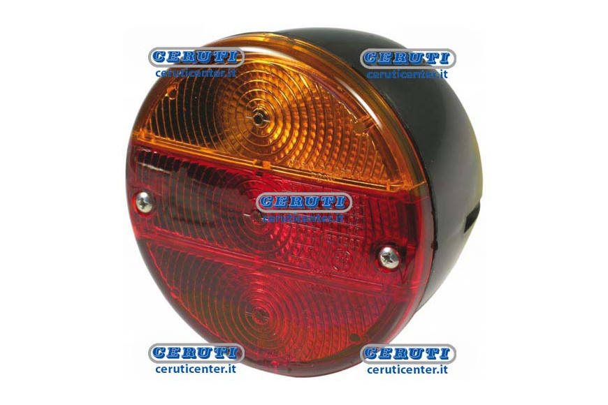 Rear Light - Ø 116 Mm For Trailers And Various Applications