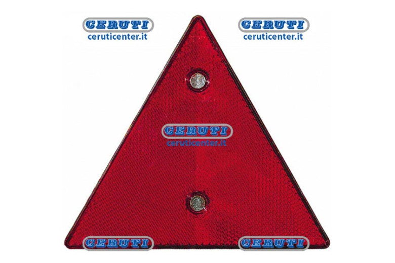 Catadiotro Triangolare Dimensioni 162X142 Mm Fissaggio 2 Viti