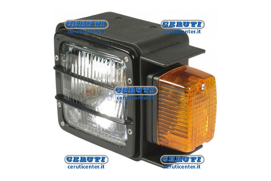 Asym. Headlamp With Side Lamp