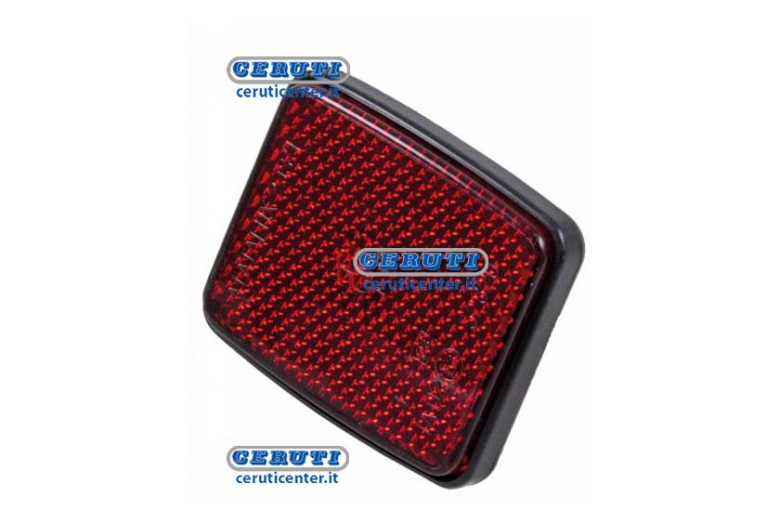 Catafaros Rectangulares Con Eje Roscado M6 Dimensiones 55X45 Mm Color Rojo