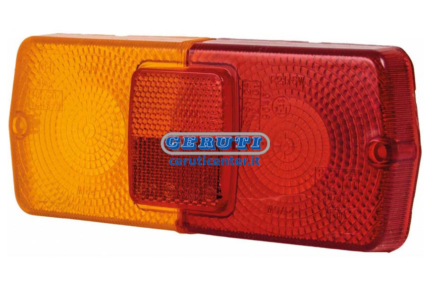 Rodovetro Rosso/Arancio (2Pz) - Rodovetro Rosso-Arancio - Adattabile a 83960361